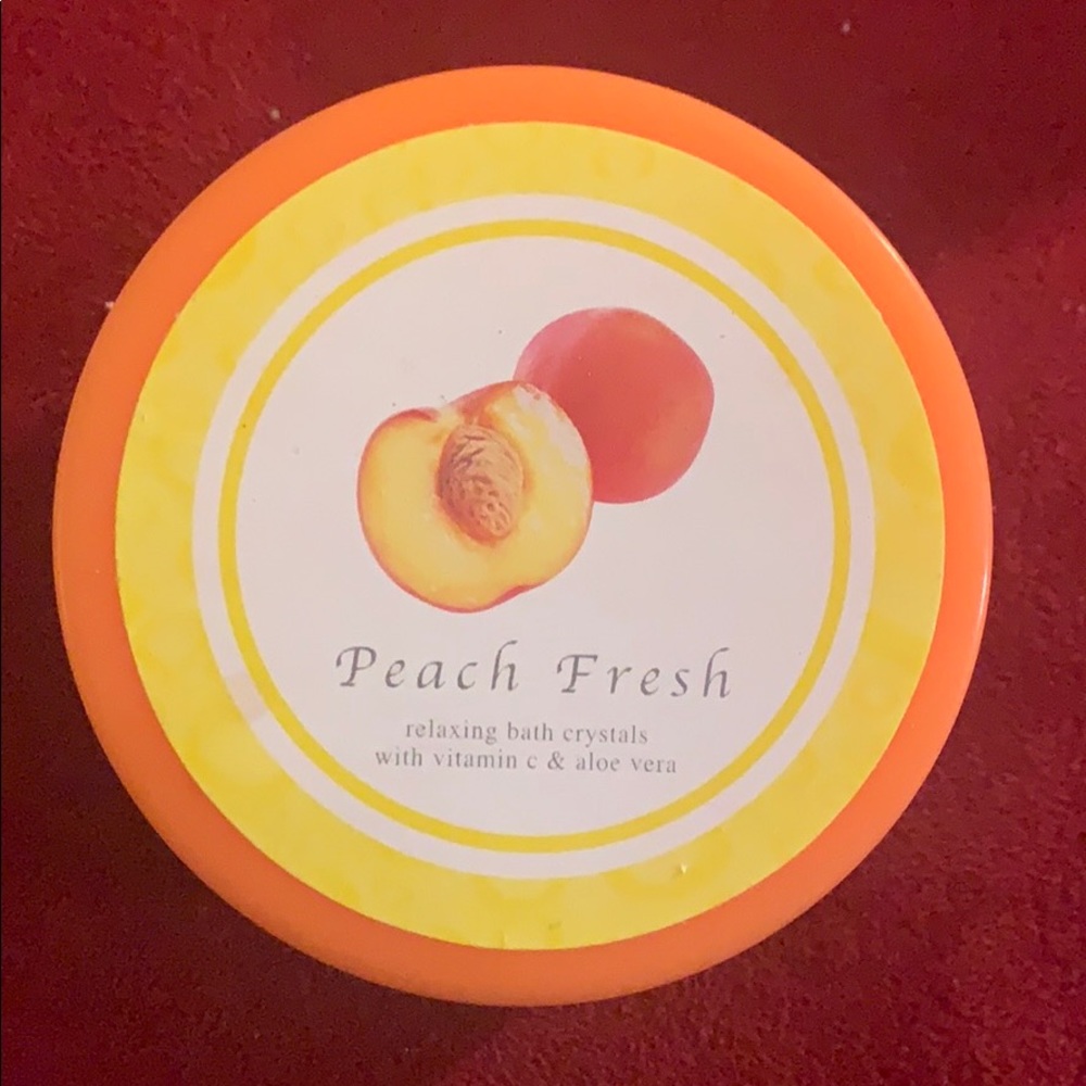 Peach 🍑 fresh bath 🛀 crystals